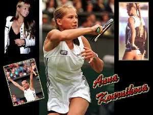 hot free sexy wallpaper photo pic of Anna Kournikova