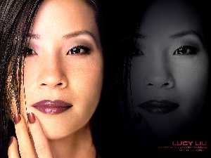 hot free sexy wallpaper photo pic of Lucy Liu
